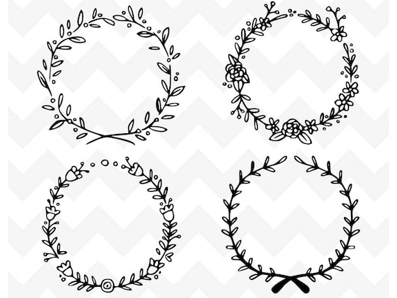 Download Floral Wreath SVG Wreath SVG Wreath Bundle SVG Cutting
