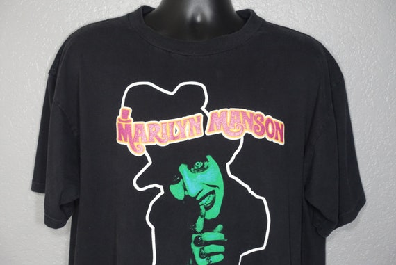 1995 Marilyn Manson - Smells Like Children - Sweet Dreams Era - Winterland - Goth Grunge Vintage Concert T-Shirt