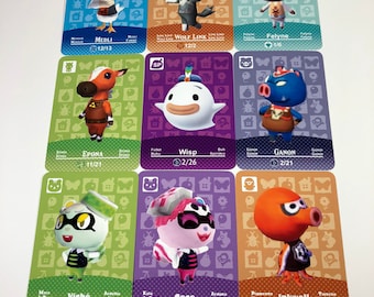 Animal Crossing Special Character Amiibo Cards Felyne Cece Viche Wolf Link Epona Medli Ganon Inkwell