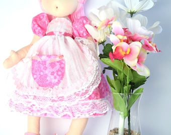 Handmade Doll for Girls | One of a kind | Fabric Doll | "Blossom" | SPECIAL INTRODUCTORY PRICE!