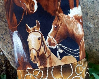 Horse Shopping Bag Holder, Western Grocery Bag Dispenser, Horse Shopping Bag Keeper, Cowboy House Warming Gift