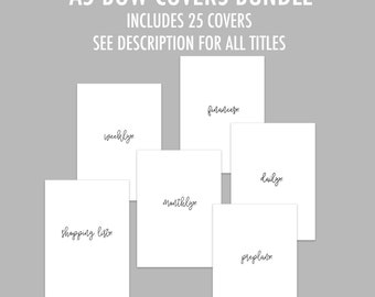 A5 RINGS Bow Cover Bundle - Includes 25 titles