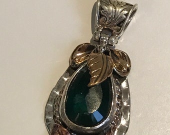 Single Drop Gemstone Pendant