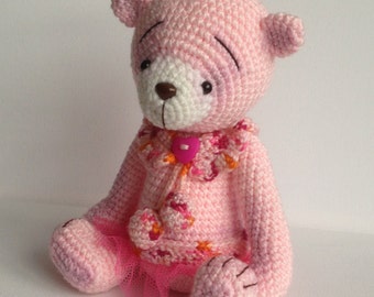 Betty - OOAK Artist Crochet Teddy Bear