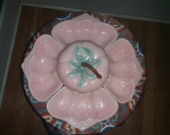 Belmar California Strawberry serving set/centerpiece 1950s