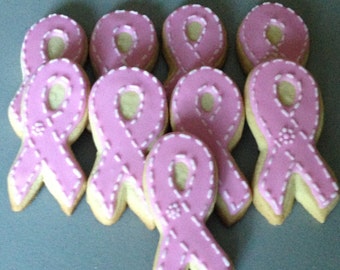 Breast Cancer Awareness Sugar Cookies
