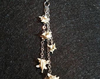 Snake vertebrae necklace