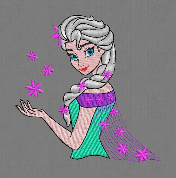 frozen embroidery designs pes