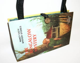 Nancy Drew Book Purse Bungalow Mystery Handbag Vintage Book Purse