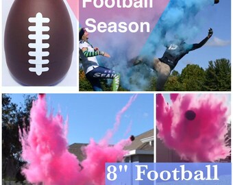 8" FOOTBALL Gender Revea Ideas Football Reveal Gender Reveal Ball Gender Reveal Party Reveal Ball Baby Girl Boy
