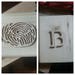 Personalizzazione per 2 timbri - Impronta digitale & Monogramma iniziali DB