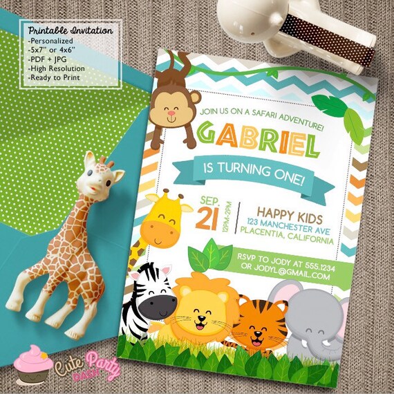 Invitaciones De Cumpleaños Infantiles Animales Invitaciones De Cumpleaños Infantiles Animales