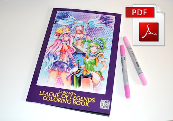 Download League of Legends Coloring Book PDF-Version