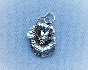Bee Pendant/Sterling Silver Spoon Jewelry