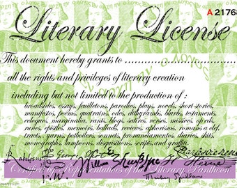 Literary License - Writer's Gift