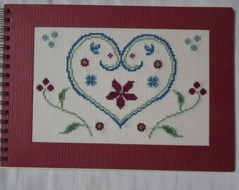 hand embroidered photo album