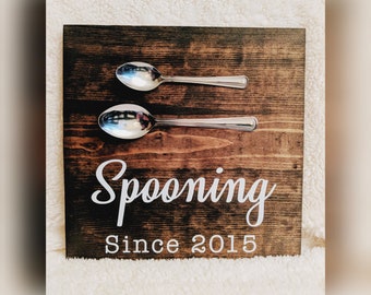 Custom Spooning Sign