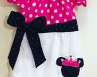 Custom Boutique Pink Minnie Mouse dress