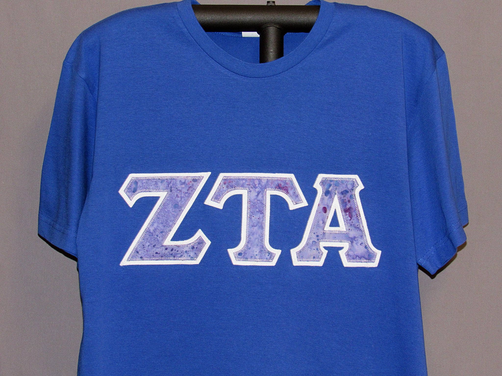 Sorority Letter Shirt Royal Blue Shirt In Various Styles And