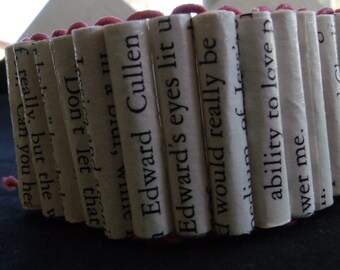 Made to order Twilight Paper Bead Bracelet