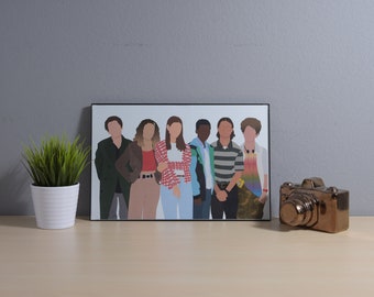 Everything Sucks! | Digital Art | 17x11 Poster | Fangirl | Fandom | TV Show Art | TV Show Poster | tv Art | Fandom Art | Netflix | LGBTQ