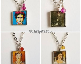 Frida Kahlo Pendant Chain Necklace