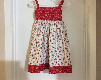 Poinsettia Christmas Dress