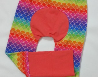 Maxaloones - Rainbow Scales Maxaloones - Cloth Diaper Pants - Grow With Me Pants - Bum circle pants - Yoga pants - Baby Leggings