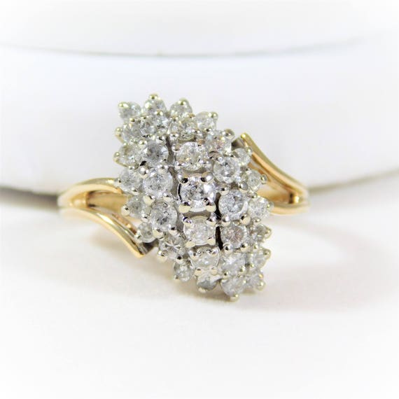 Vintage Waterfall Diamond Rings 5