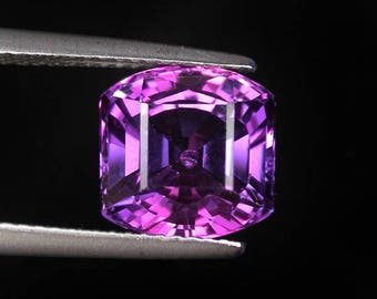 5.7 ctw. blue purple sapphire loose gemstone.