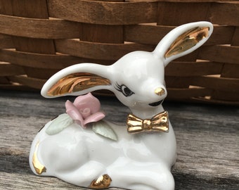 Ceramic / Porcelain Deer / Fawn Figurine