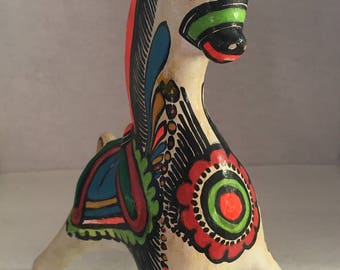 Hand Painted Llama Coin Bank