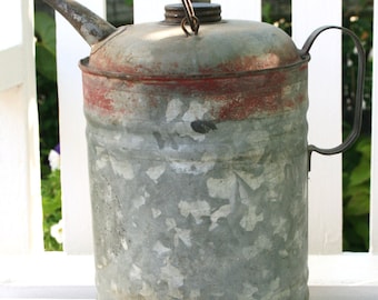 SALE: Vintage kerosene can; galvanized kerosene can; petroliana; gas station collectibles
