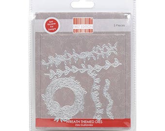 Christmas Metal Die - Garland - Wreaths and Swags - 5 dies set - Universally Compatible - First Edition