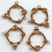 Vintage Frames (10) Dangles Pendant 25 mm x 30 mm Metal with Holes Jewelry Findings Wreath MORE AVAILABLE jc 3lbf