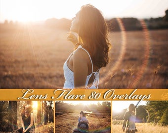 80 Sun Lens Flare Overlays Lens Flare Photoshop Overlays Sunbeams and Streaks Overlay Sun Lens Flare Photo Overlays Lens Flare Overlays