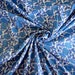 Blue Print Cotton Fabric, Soft Voile Cotton Printed Fabric, Indian Fabric, Fabric Sold By Yard, Fabric for Beachwear, Sarongs, Dress Fabric