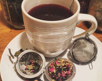Round Looseleaf Tea Strainer