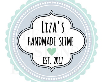 Slime Stickers. Custom Slime sticker for your Slime Store. Labels for Slime.