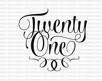 Download 21 birthday svg | Etsy