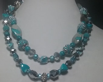 Double strand necklace