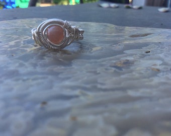 Sunstone N Silver Size 8.5