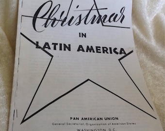 Vintage Brochure Christmas in Latin America