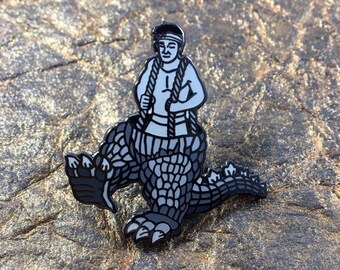 Godzilla - Lapel Pin - Man in Suit - Haruo Nakajim - Gojira