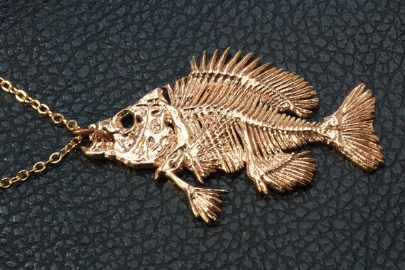 Bluegill Fish | Bluegill Fish Skeleton Pendant Bluegill Necklace Fish Bluegill Fish | Bluegill Fish Skeleton Pendant Bluegill Necklace Fish