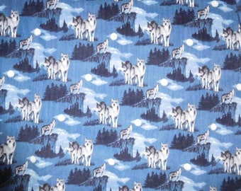 Wolf throw blanket