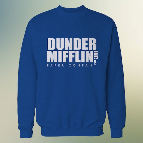 The Office TV Show "Dunder Mifflin Inc" Sweater S-3XL Available