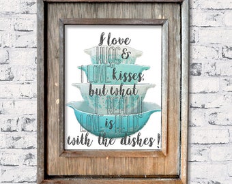 Kitchen quotes | Etsy