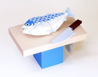 Moving Paper Craft — Doomed, automata, Printable PDF, Instant download, DIY
