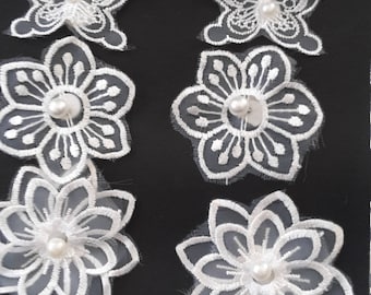 Lace decoration stickers